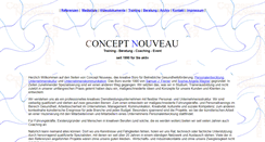 Desktop Screenshot of concept-nouveau.de