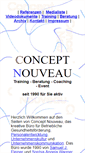 Mobile Screenshot of concept-nouveau.de