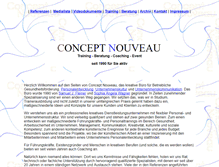 Tablet Screenshot of concept-nouveau.de